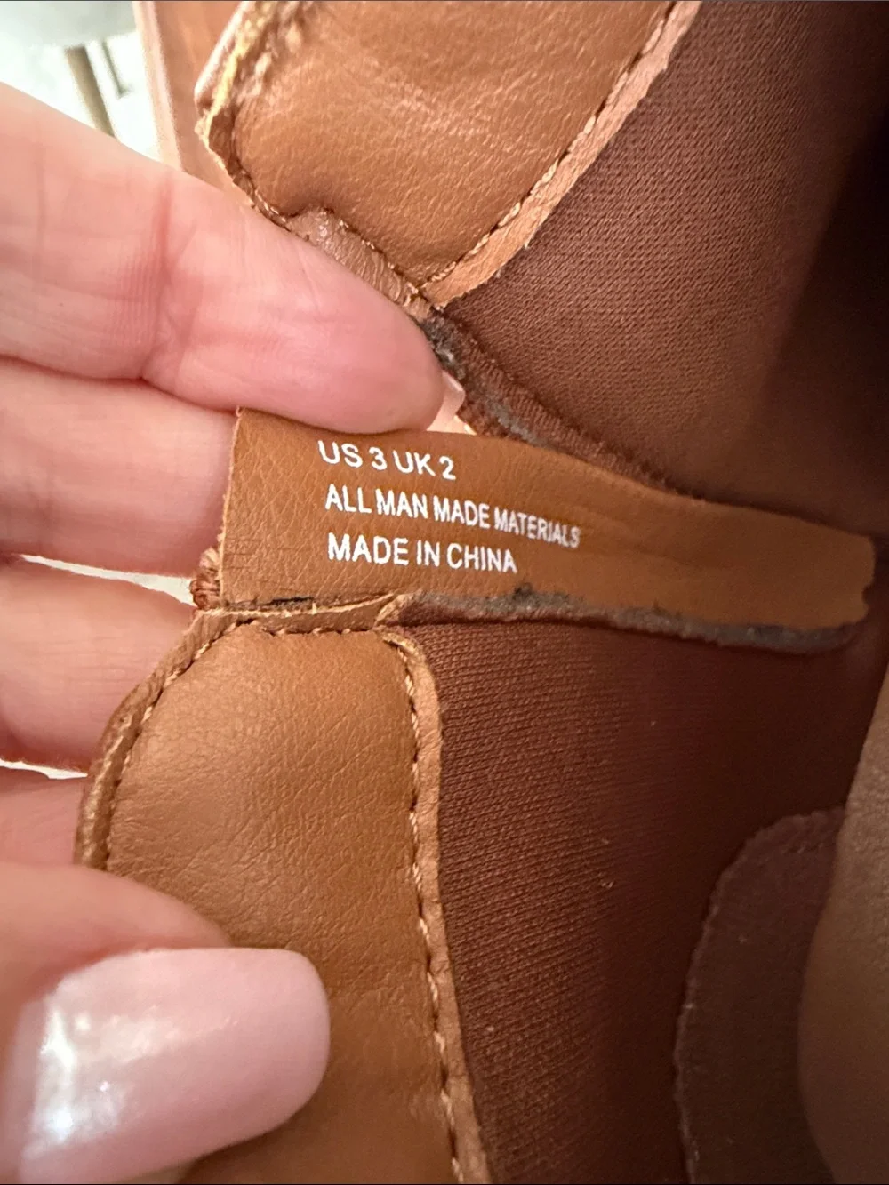 Source Unknown Kids Tan Ankle Boots